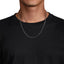 22" Sterling Silver Solid Link Chain