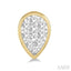 Pear Shape Bezel Set Lovebright Essential Diamond Stud Earrings
