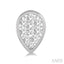 Pear Shape Bezel Set Lovebright Essential Diamond Stud Earrings