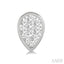 Pear Shape Bezel Set Lovebright Essential Diamond Stud Earrings