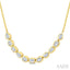 Mixed Shape Diamond Fashion Necklace