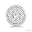 Round Shape Bezel Set Lovebright Essential Diamond Stud Earrings
