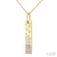 Mosaic Bar Diamond Fashion Pendant