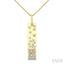 Mosaic Bar Diamond Fashion Pendant