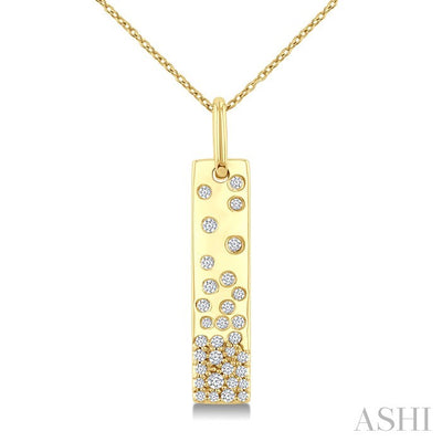 Mosaic Bar Diamond Fashion Pendant
