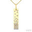 Mosaic Bar Diamond Fashion Pendant