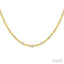 Bead Bezel Diamond Fashion Necklace