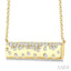Mosaic Bar Diamond Fashion Necklace