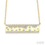 Mosaic Bar Diamond Fashion Necklace