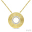 Pirouette Circle Diamond Fashion Pendant