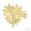 Heart Shape Fluted Diamond Fashion Earrings
