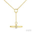 T-Bar Diamond Fashion Necklace