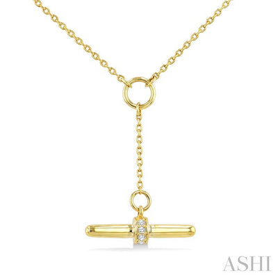 T-Bar Diamond Fashion Necklace