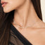 Diamond Tennis Station Necklace