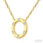 Circle Petite Diamond Fashion Pendant
