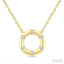 Circle Petite Diamond Fashion Pendant