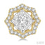 Round Shape Halo Lovebright Diamond Fashion Earrings