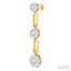 Paperclip Lovebright Diamond Fashion Earrings