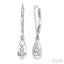 Pear Shape Diamond Earrings