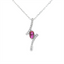 Ruby & Diamond Bypass Pendant