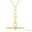 T-Bar Diamond Fashion Necklace