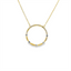 Diamond Circle Necklace