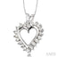 Heart Shape Diamond Fashion Pendant