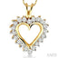 Heart Shape Diamond Fashion Pendant