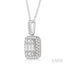 Halo Fusion Diamond Pendant