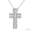 Cross Fusion Diamond Fashion Pendant