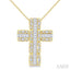 Cross Fusion Diamond Fashion Pendant