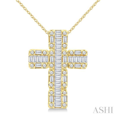 Cross Fusion Diamond Fashion Pendant