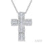 Cross Fusion Diamond Fashion Pendant