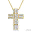 Cross Fusion Diamond Fashion Pendant
