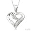 Heart Shape Diamond Fashion Pendant