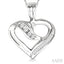 Heart Shape Diamond Fashion Pendant
