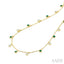 Gemstone & Diamond Station Necklace