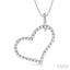 Heart Shape Diamond Fashion Pendant