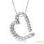 Heart Shape Journey Diamond Fashion Pendant