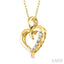 Heart Shape Journey Diamond Fashion Pendant