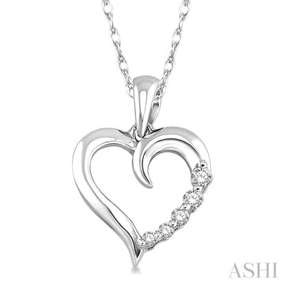 Heart Shape Journey Diamond Fashion Pendant