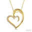 Heart Shape Diamond Fashion Pendant