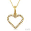 Heart Shape Diamond Pendant