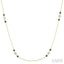 Gemstone & Diamond Station Necklace