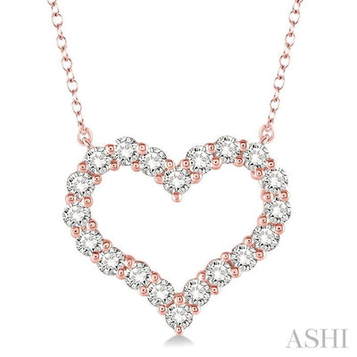 Heart Shape Diamond Pendant