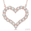 Heart Shape Diamond Pendant