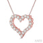 Heart Shape Diamond Pendant