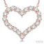 Heart Shape Diamond Pendant