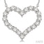 Heart Shape Diamond Pendant