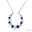 Alternate Gemstone & Diamond Pendant